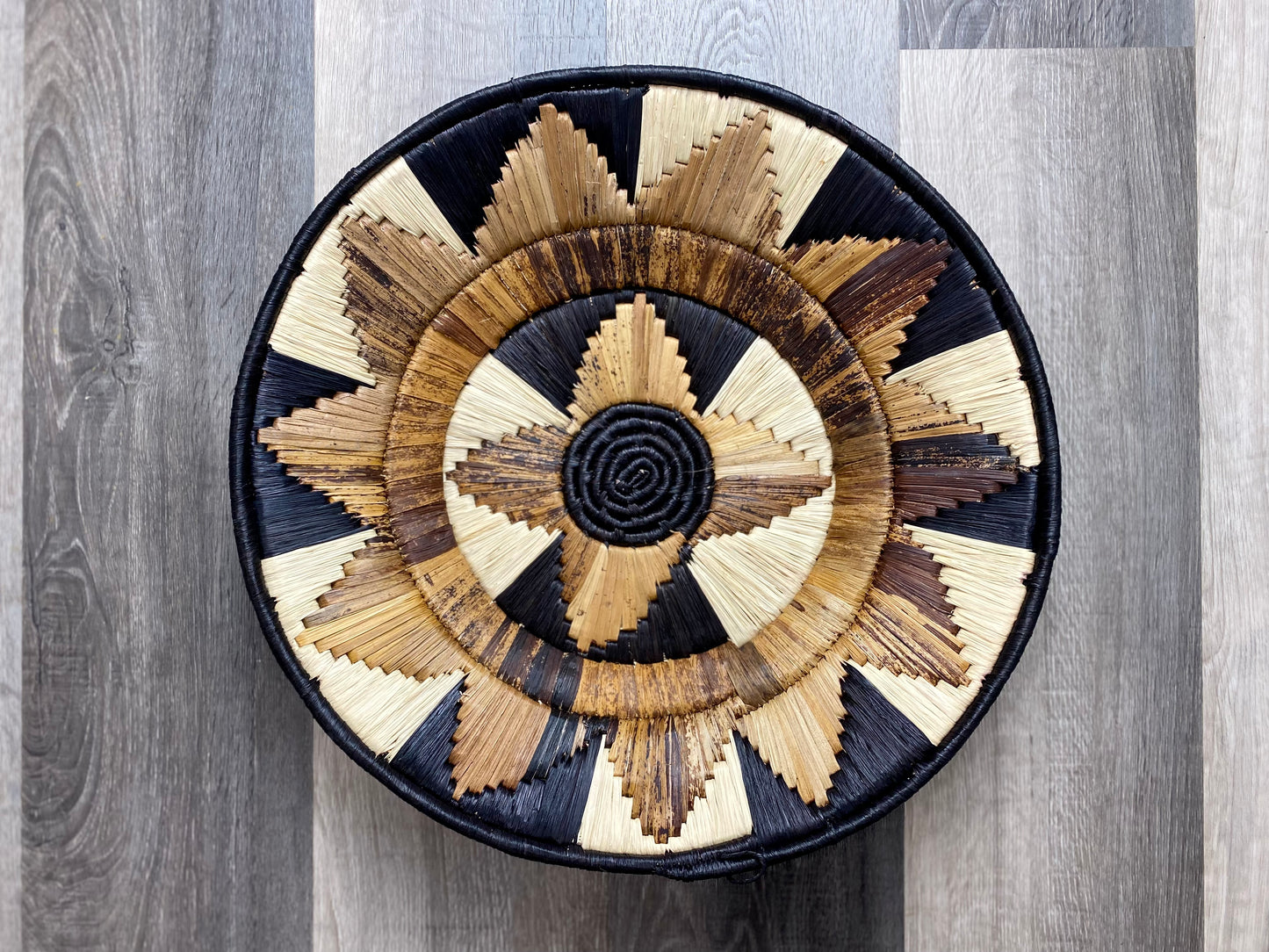 Moon’s African Baskets 16” Wall Baskets Set, Wall hanging decor, African wall basket, Boho wall art