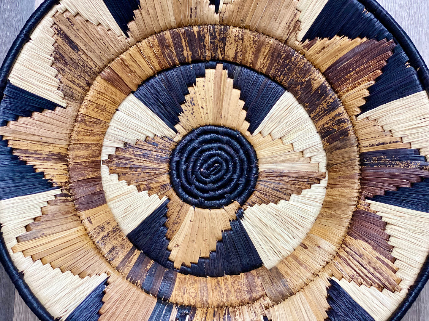 Moon’s African Baskets 16” Wall Baskets Set, Wall hanging decor, African wall basket, Boho wall art 1