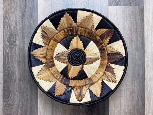 Moon’s African Baskets 16” Wall Baskets Set, Wall hanging decor, African wall basket, Boho wall art